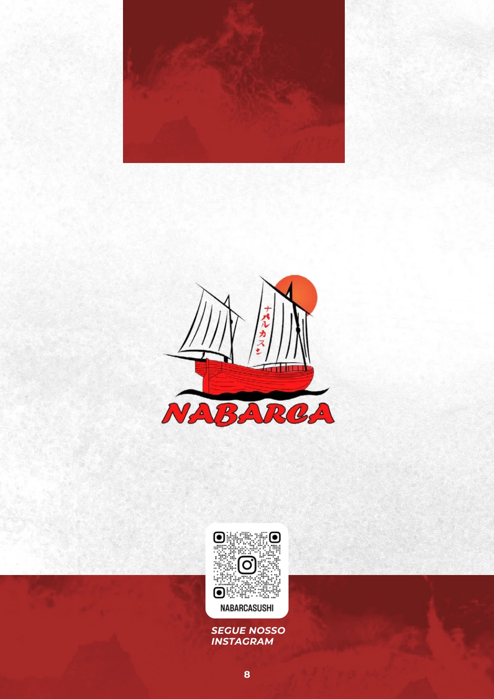 Página 7 do cardápio Sushi: Nabarca. Para consultar o texto do documento, abra o PDF original.